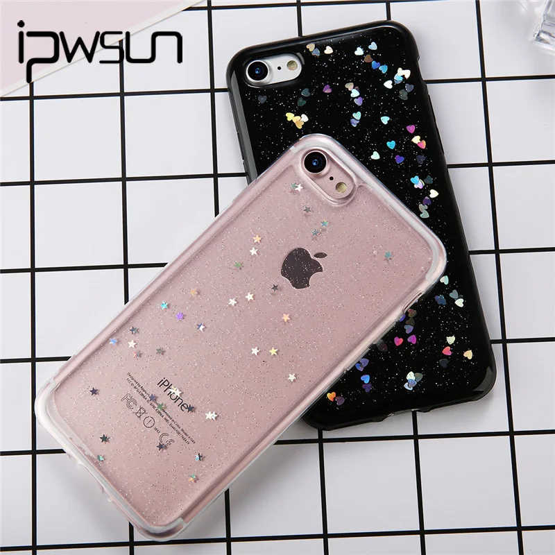 Блестящий чехол IPSWOO для iPhone 11 Pro Max X XS Xs ультратонкие однотонные Чехлы 6 6s 7 8 Plus |