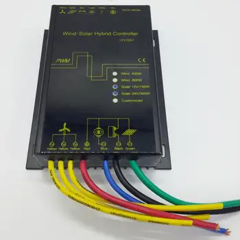 

PMW Wind Solar Hybrid Charge Controller For Max 600w Wind Turbine And 300W Solar Panel