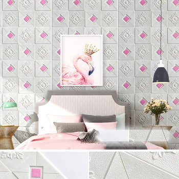 

Foam 3D wall stickers pattern waterproof self-adhesive room home decoration kids bedroom living room stickers