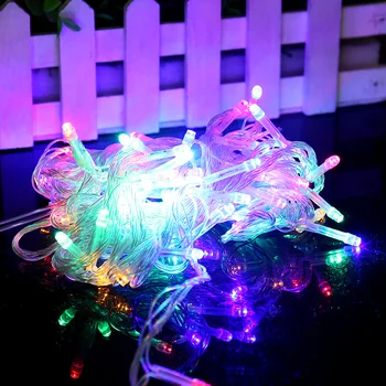 

Christmas decorations Christmas tree lights colorful lights LED lights ball lights millet lights 10 meters bar hotel lights