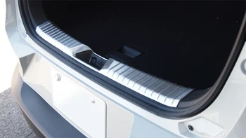

Fit for Mazda CX-3 CX3 2015-2018 Car Styling Steel Silver Inner Rear Bumper Guard Plate Cover Trim 1pcs Auto Accessories