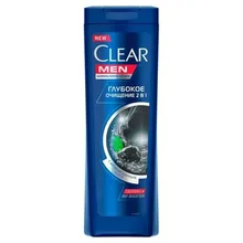 Шампунь-бальзам против перхоти Clear Men «Глубокое очищение», 400 мл