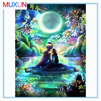 

Full Square/Round Drill 5D Diy Diamond Painting Cartoon Princess Diamond Embroidery Cross Stitch 3D Mosaic Home Decor Gift Lx658