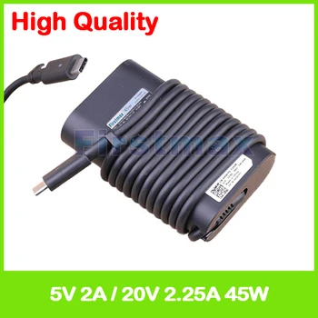 

45W 5V 2A 20V 2.25A USB-C type C laptop AC power adapter charger DA45NM150 HA45NM150 for Dell Venue 10 Pro 5056 Venue 8 Pro 5855