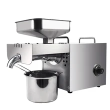 Автоматическая машина холодного отжима масла с контролем температуры многофункциональное масло-экспеллер мини-экстрактор масла для арахис кокосовый орех