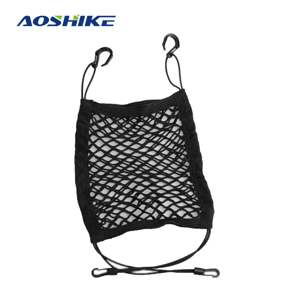 

AOSHIKE 30*25cm Front Seat Storage Elastic Mesh Net Bag Car Organizer Luggage Holder Pocket for Auto Vehicle