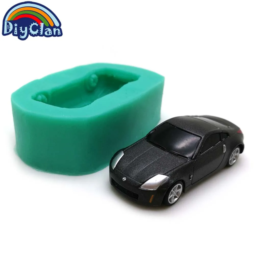 2 Style Simulation Sports Car Silicone Molds