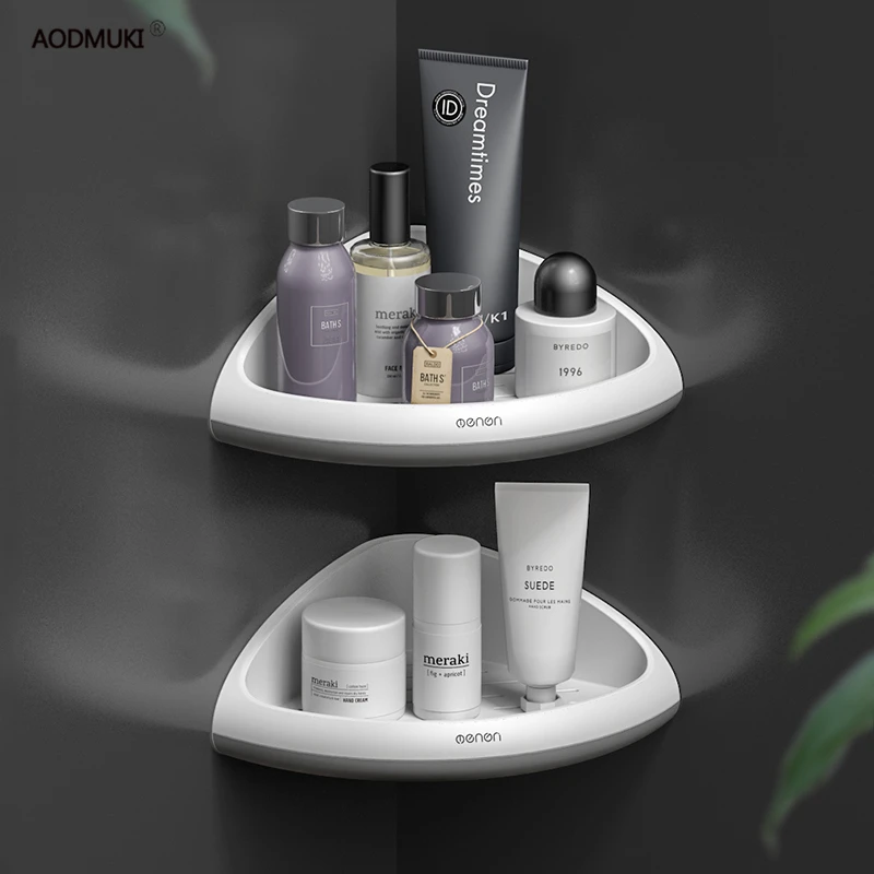 Shelves-Holder Accessories Rack Bathroom-Storage Shower-Corner Tassimo Kitchen Triangular