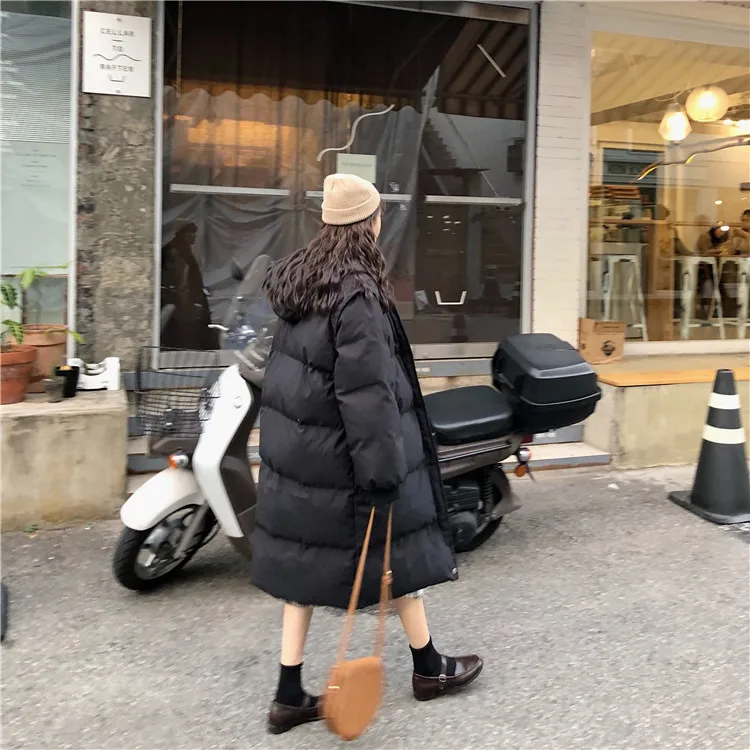 Длинное плотное теплое хлопковое пальто для фотосессии 102422