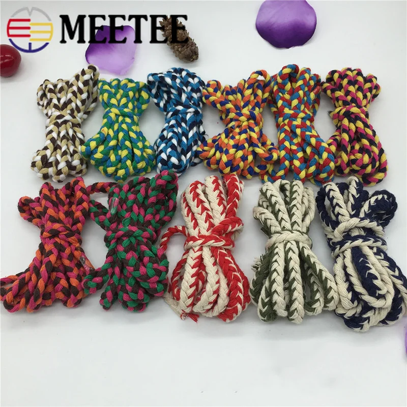 Тройная Толстая витая сумка Meetee из хлопка 30 метров ручная для шитья Декоративная
