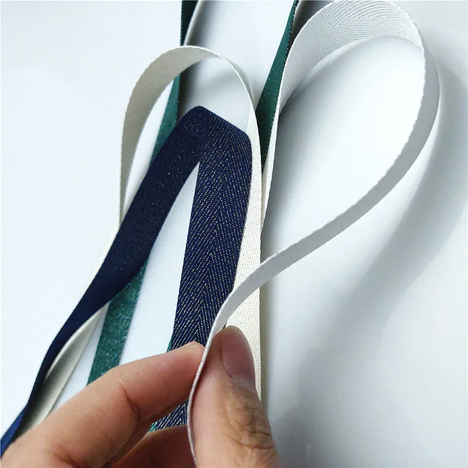 Nastro blu da 1 pollice per confezione regalo 7/8 pollici blu single face 25yard
