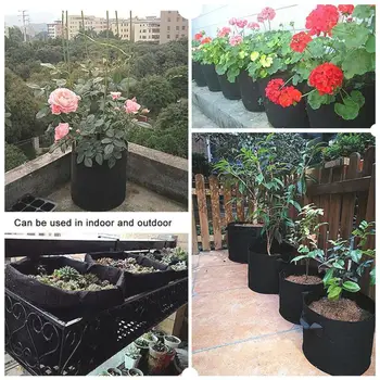 

Planting Belt Black Nonwoven Plant Grow Bag Plant Bag Creative Tomato Planting Bag Spring Sweet Potato Balcony