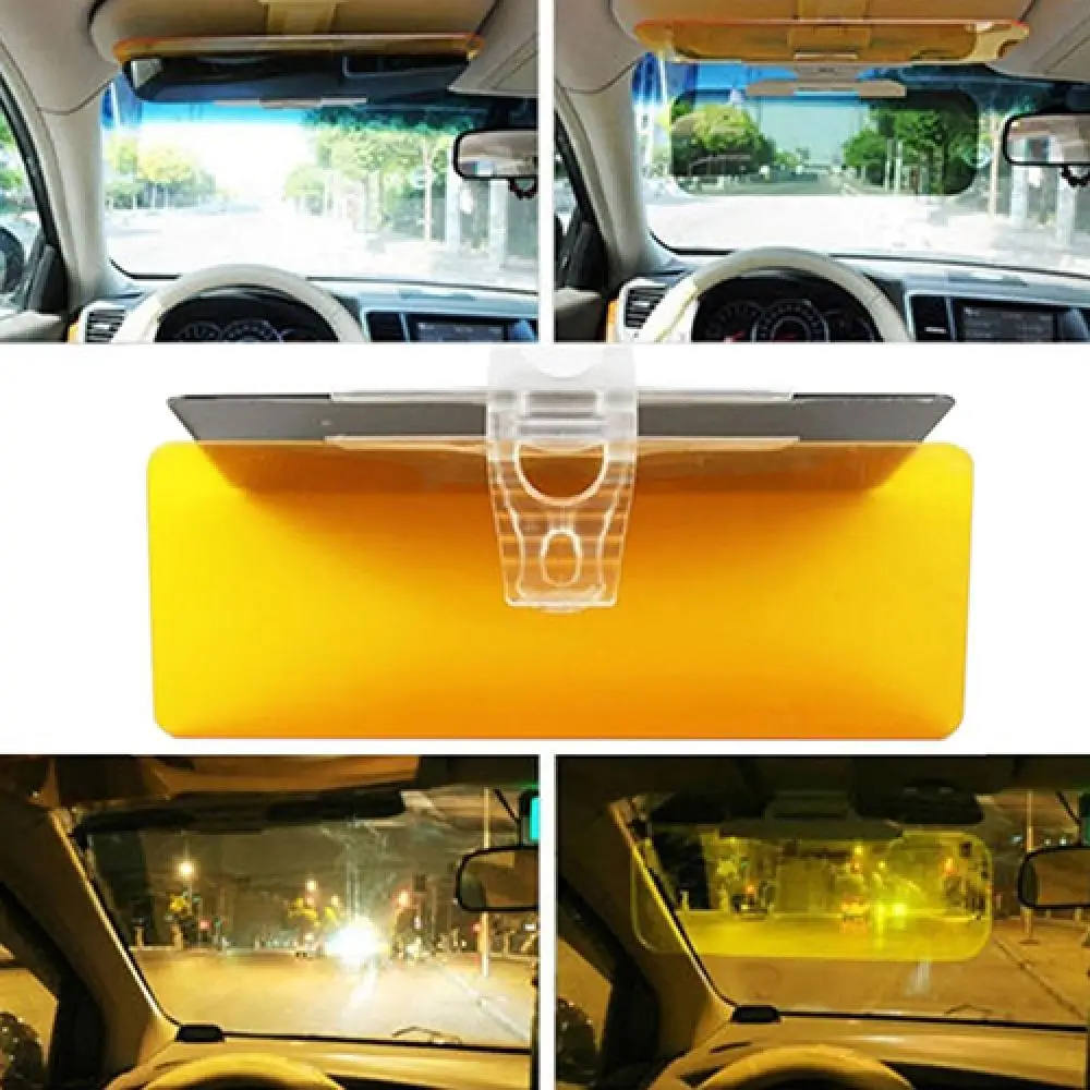 Auto Car Anti-Glare Sunshade Goggles Clip-on Driving Visor Anti Glare Sunglasses Driving Glasses
