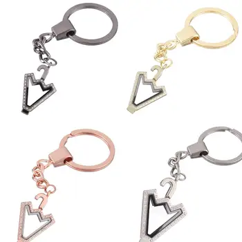 

10pcs/lot Mixed color umbrella Alloy crystal twist Memory Living Magnet Glass Key Ring Keychains Locket fit for Floating charms