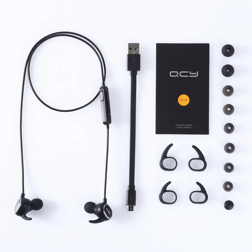 

Fashion QY19 Wireless V4.1 Earphone Sport Stereo In-Ear With Microphone CVC6.0 Intelligent Denoising