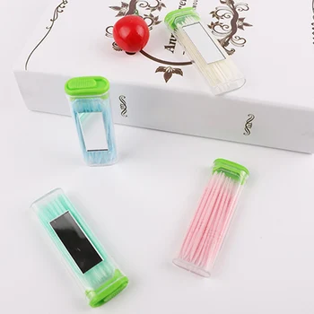 

2019 Hot 3 Packs Disposable Toothpick Portable Double Headed Tooth Interdental Clean Oral Care with Mirror High Quality t6