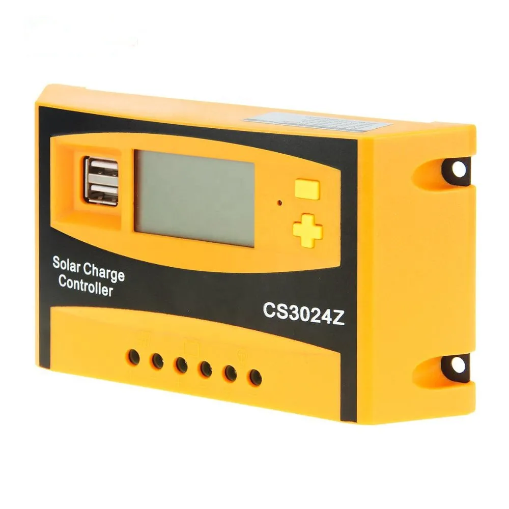 Cs3024z 12v24v30a жидкокристаллический Солнечный контроллер свинцово-кислотная батарея контроллер солнечной зарядки