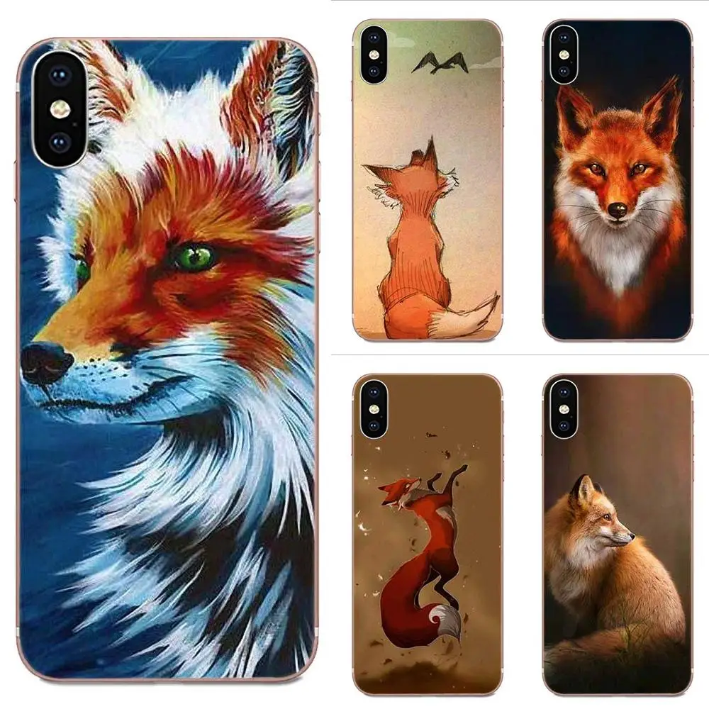 Аниме лиса забавные Foxs симпатичные милые для HTC Desire 530 626 628 630 816 820 One A9 M7 M8 M9 M10 E9 U11 U12