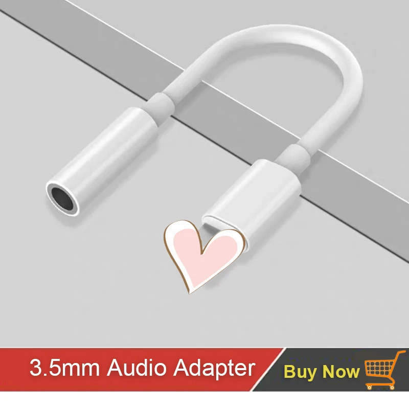 

High Quality New 3.5mm AUX Adapter for iPhone 7 8 Plus Earphone Accessories for Apple iPhone X XS XR Headphone