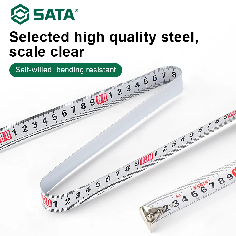 SATA 2M стальная лента измеряется шириной 12 мм толщиной плюс жесткая стальная лента измерения износостойкая Водонепроницаемая 91311A