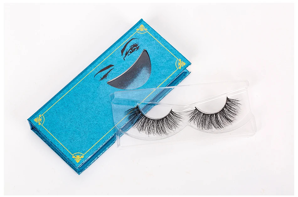 Custom Eyelashes Packing Boxes Gift box Lashes Package Customize Storage Cases Makeup Cosmetic Case Mink False Eyelash 1Pcs