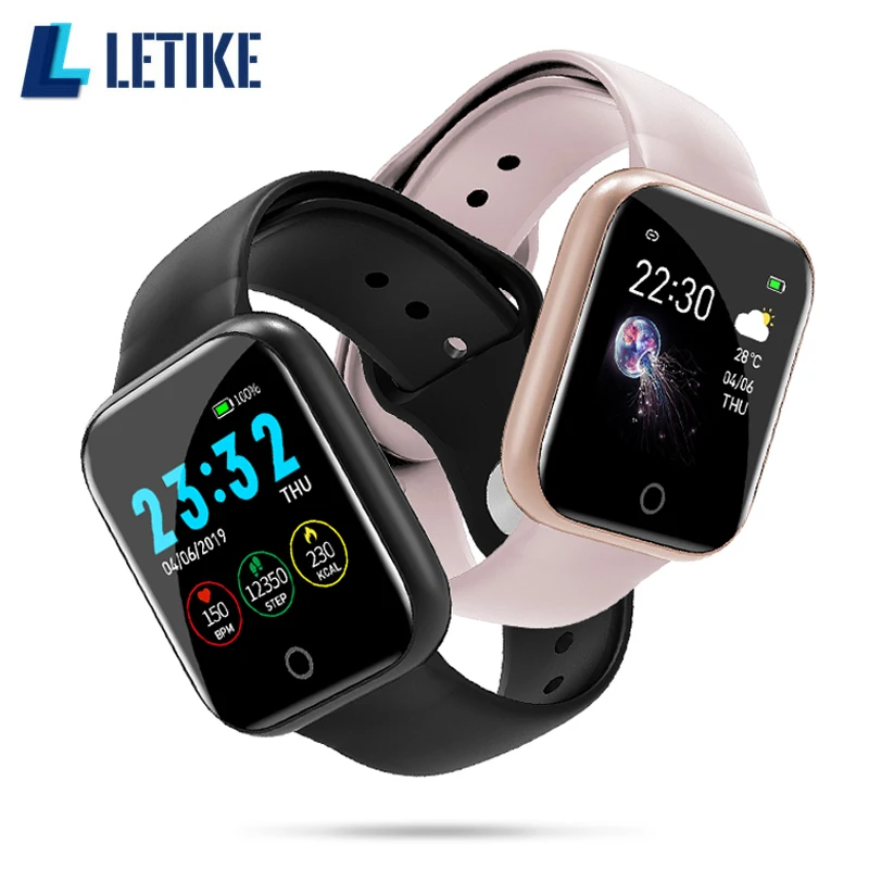 Letike i5 Smartwatch водонепроницаемые женские Смарт-часы монитор сердечного ритма кровяное давление кислородный трекер физической активности фитнес