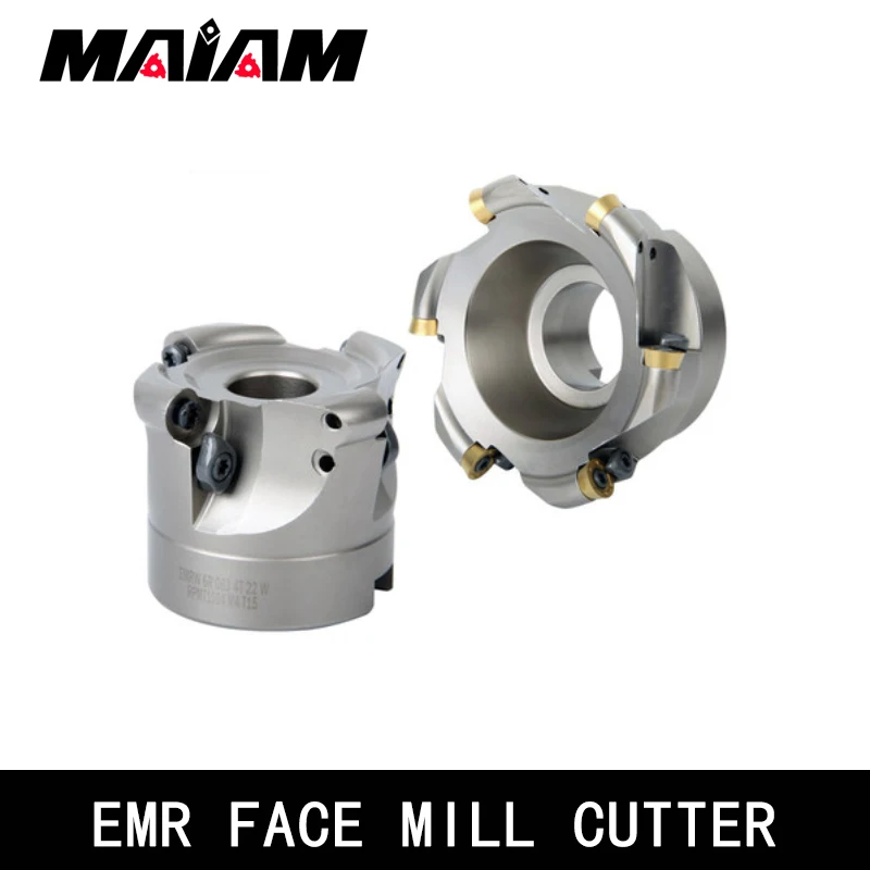 Ударопрочная emr emrw режущая головка лицевая фреза для RPMT10T3 RPMT1204 RPMT вставка 50 63 80 100