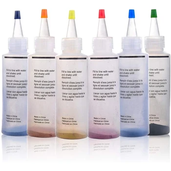 

6Pcs Tie-Dye Kit Fabric Textile Paints Vibrant Fabric Textile One-Step Tie Dye Art Set,Clothing Dye,Tie Dye Pigment Kit