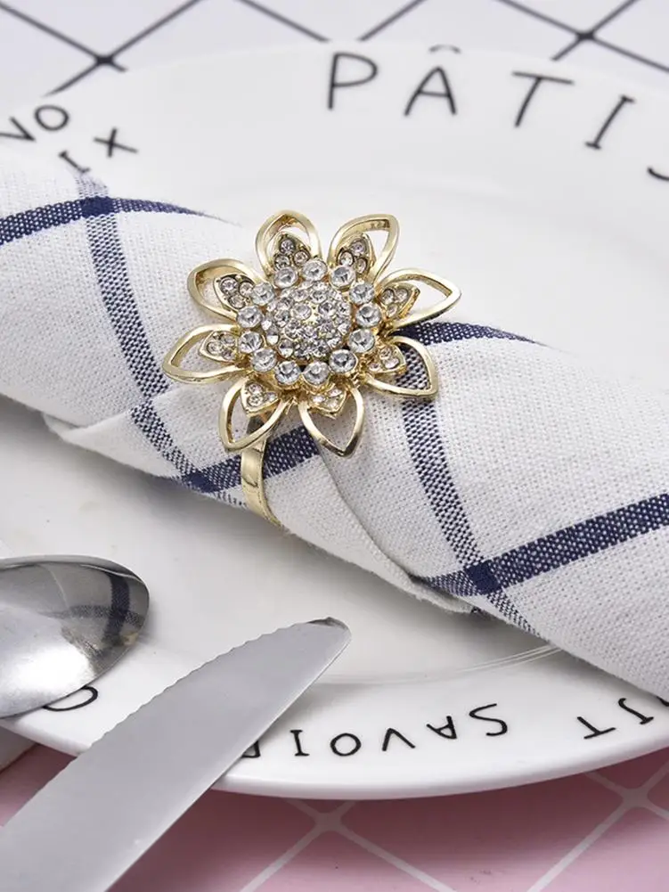 3pcs Special Design Napkin Rings For Wedding Receptions Gifts Holiday Banquet Dinner Christmas Table Decoration