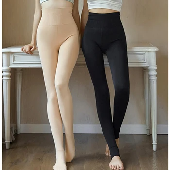 

Women Warm Pants Female Thick Under Pants Thermal Underwear Bottoms Inside Wear Warm Winter Pants Winter Thick Solid Leggings