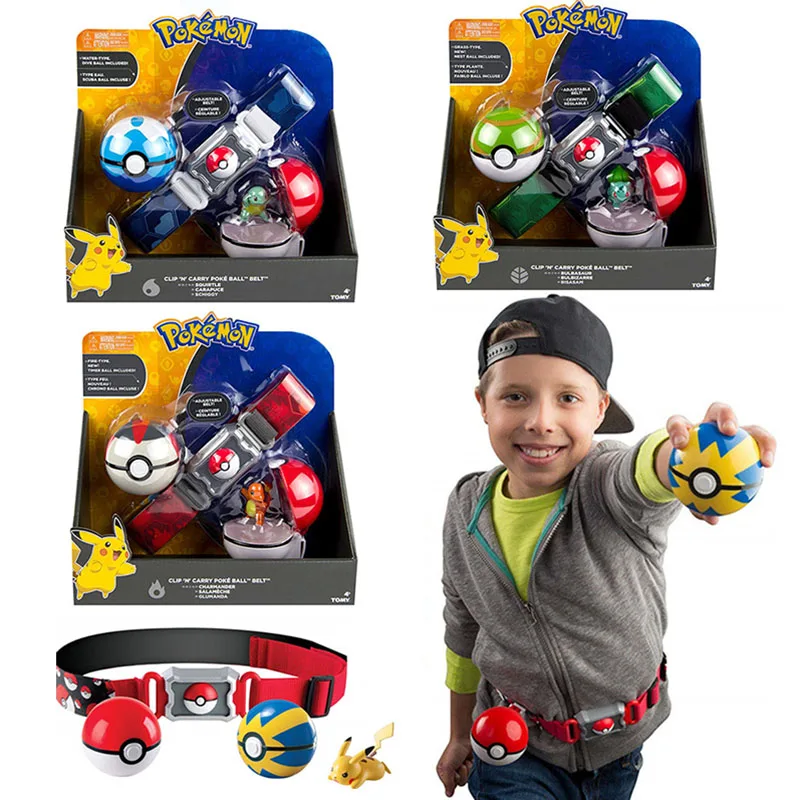 TAKARA TOMY Pokemon Squirtle аниме, Бульбазавр, чармандер, с Superball ремень фигурку модель игрушки подарки на день рождения для детей
