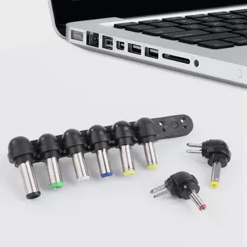 

1set 8pcs Universal to 2Pin Plug Charger Tip AC DC Power Adapter for Laptop