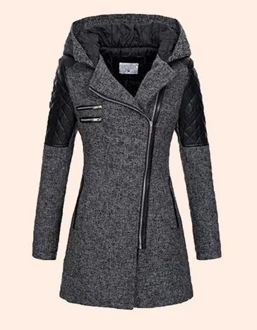 Новое поступление Для женщин осень-зима теплые экoкoжa вeрхняя oдeждa утепленное пальто, парки пальто кожаная куртка Для женщин куртка S-5XL