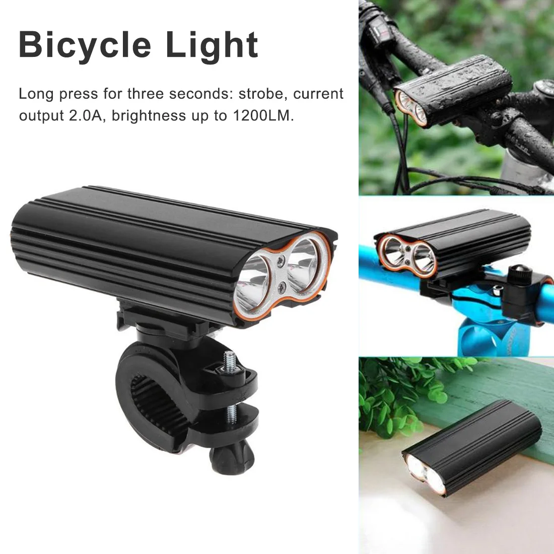Discount Bike Light Front Headlight Battery Leds Bicycle Light Cycling Lamp Lantern Waterproof Flashlight For Bicycle 0