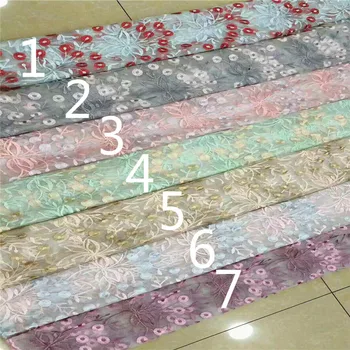 

Mesh Bottom Fresh Multi-Color Embroidery Lining Women'sChildren's Clothing Skirt Wedding Dress Embroidery Fabrics