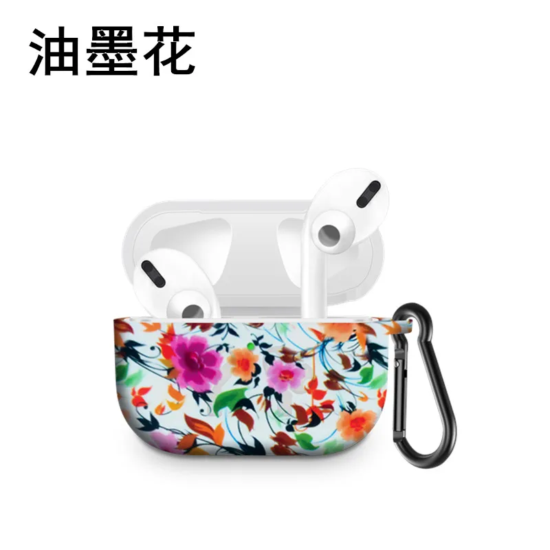 Камуфляжный силиконовый чехол для Apple Airpods Pro TWS беспроводные bluetooth наушники