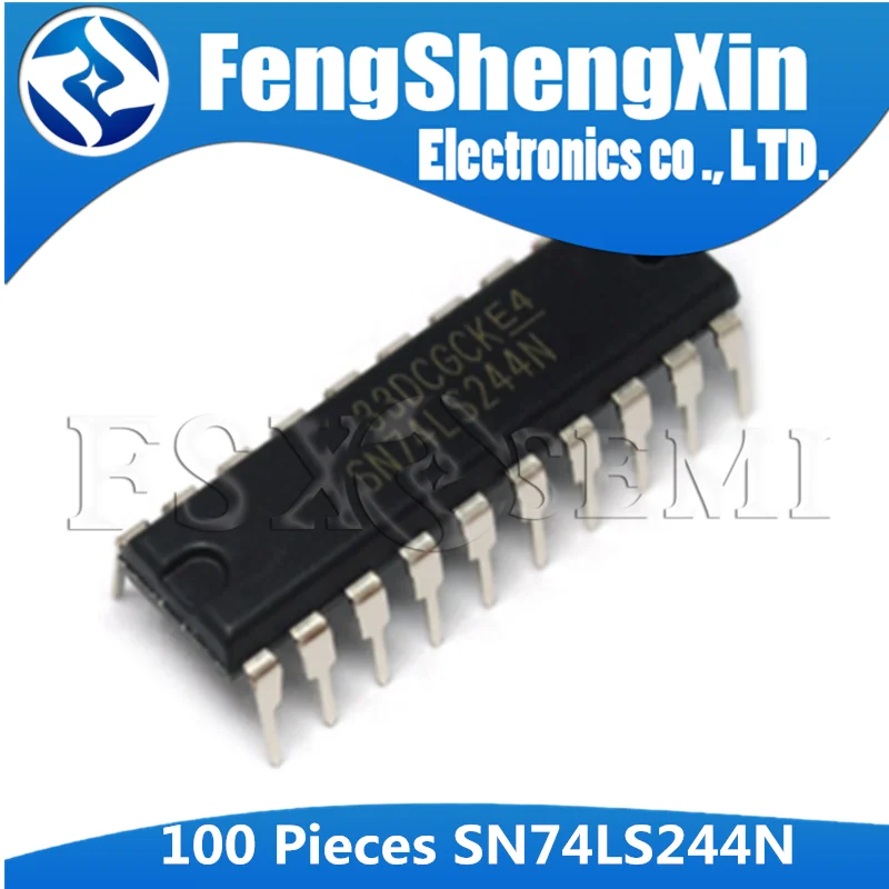 9 Pezzi SN74LS244N, Buffer Ottali DIP-20, Driver Di Linea Con Uscite A 3 Stati, Chips Gate