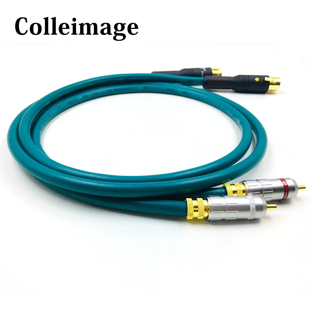 1 пара Hifi Cardas XLR для RCA Межблочный кабель Hi end штекер женщин аудио с Позолоченный