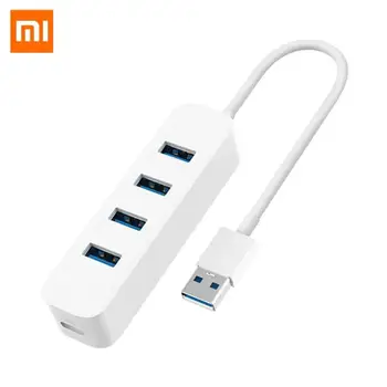 

Xiaomi USB Hub 4 Ports Hot Swap Converter High Speed Plug and Play Mi USB Hub Adapter for Mac OS/Android/Windows/Linux Laptop
