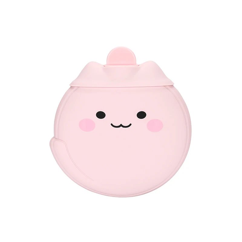 C Mini Silicone Cartoon Cute Hot Portable Water Bag Water Bag Winter Hand Warming Product/hot water bag, silicone - Цвет: C