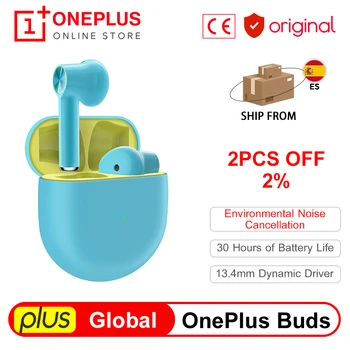 

New Global OnePlus Buds TWS Wireless Bluetooth 5.0 Earphones Environmental Noise Cancellation for Oneplus 7 7Pro 7t 8 8Pro Nord