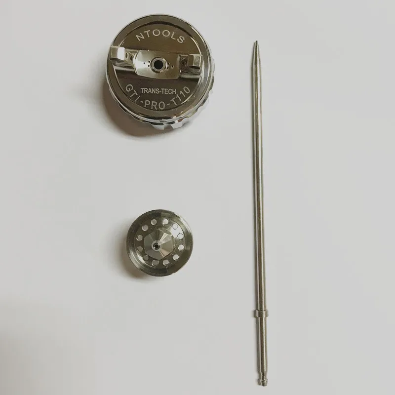 

GTI nozzle kit 1.3/1.8mm spray gun nozzle kit nozzle needle and nozzle cap T110 / TE20 nozzle cap air spray gun repair parts