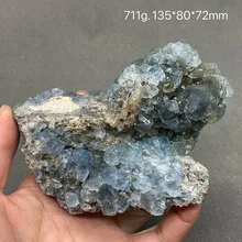 

100% Natural blue stepped fluorite cluster mineral specimens Gem level Stones and crystals