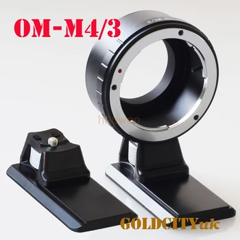 

OM Lens to Micro M 4/3 M43 Adapter ring with tripod stand for G1 G7 GH1 GF1 GF3 GF7 GF6 GH4 GM1 GX7 GX8 EM5 EM1 EM10 camera