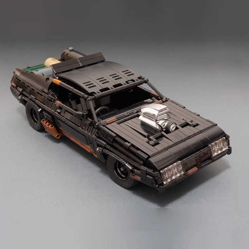 Перехватчик MOC DIY Радиоуправляемая машинка для мышц супермашинка искусственная