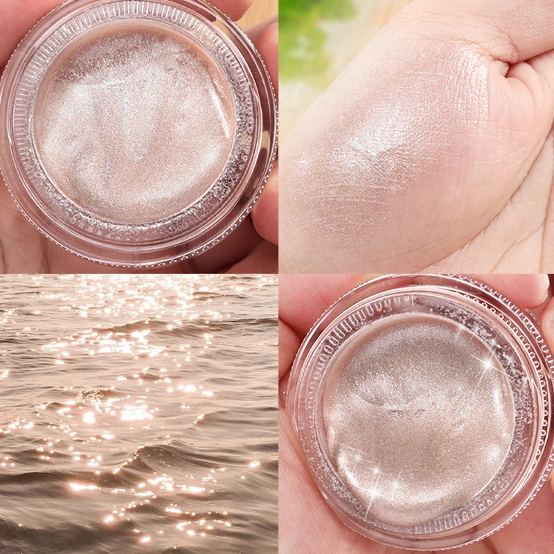 Жидкий желе гелевый хайлайтер тени для век Shimmer Glow Illuminator макияж Highlight Shine Brighten Face Body Glow Cream TSLM1 - Цвет: 07