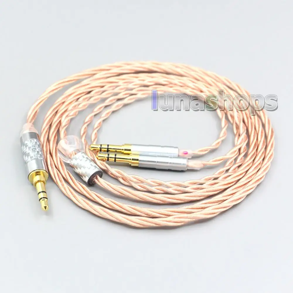 LN007074 Silver Plated OCC Shielding Headphone Cable For Pioneer Amiron Home Aventho Pioneer SE MONITOR 5 SEM5