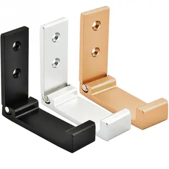 

Foldable Purse Hanger Hook Aluminum Clothes Towel Coat Robe Hook Decorative Home Wall Mounted Key Hanger Bathroom Hooks Tool