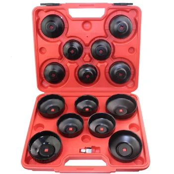 

15pcs Cap Type Oil Filter Removal Oil Filter Wrench Fuel Filter Tool