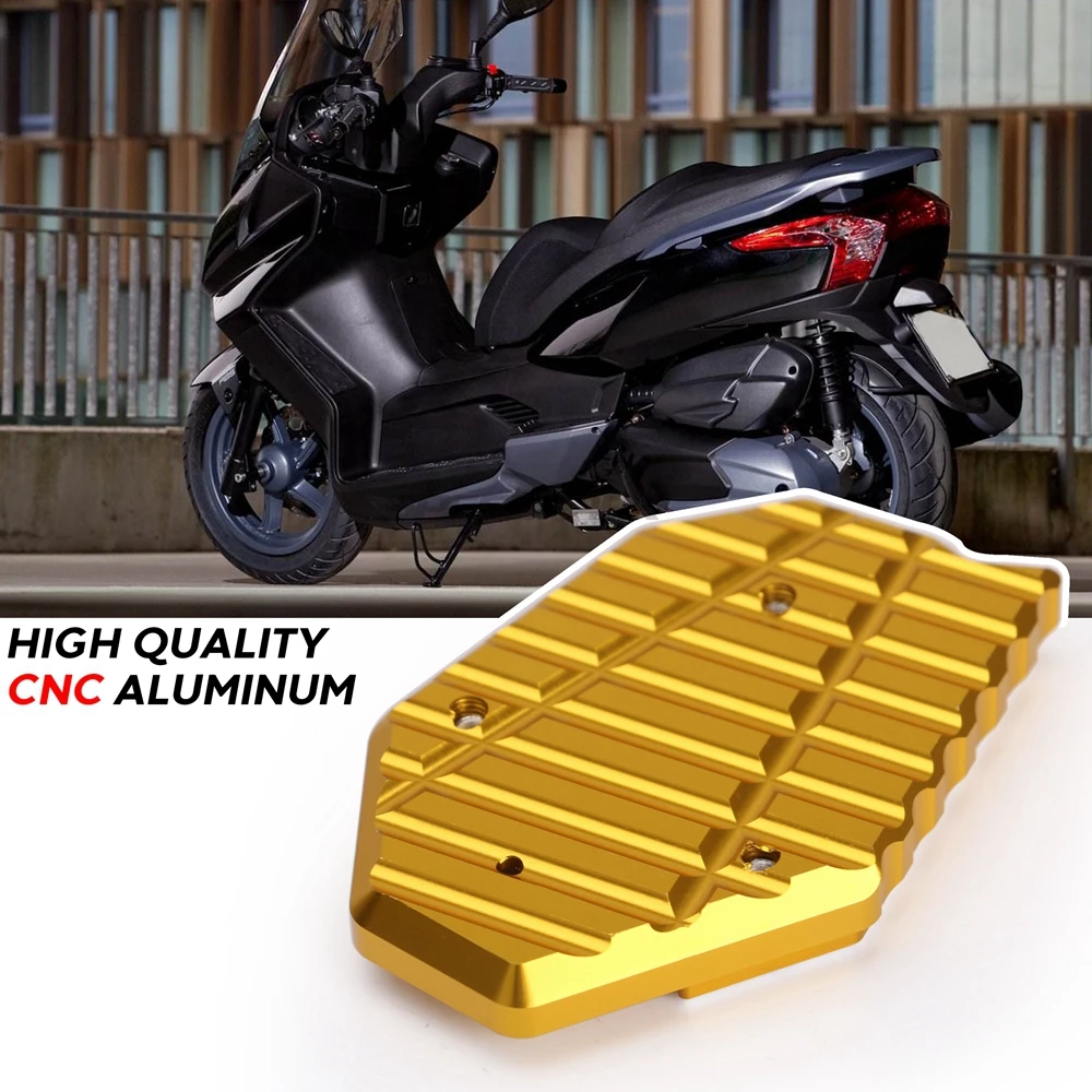 Для KYMCO Downtown 200i 300i 350i 300 350 мотоциклетная обувь расширение Pad CNC алюминиевая боковая стойка кронштейн расширение плиты Pad